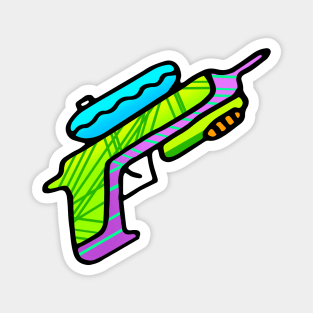 Retro Water Pistol Drawing Magnet