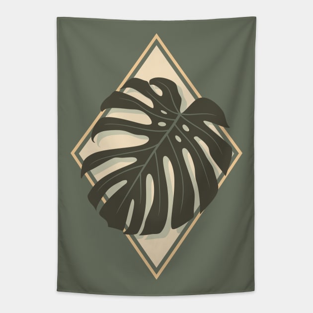 Tropical Plant. Monstera Tapestry by lents