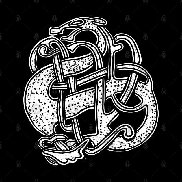 Viking Dragon Knotwork by LaForma