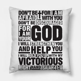 Isaiah 41:10 Pillow