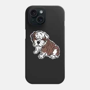 Melting Dog, English Bulldog Puppy Fat Rolls Phone Case