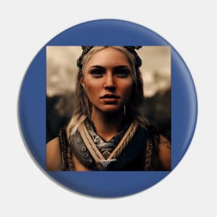 Viking Shield Maiden Pin