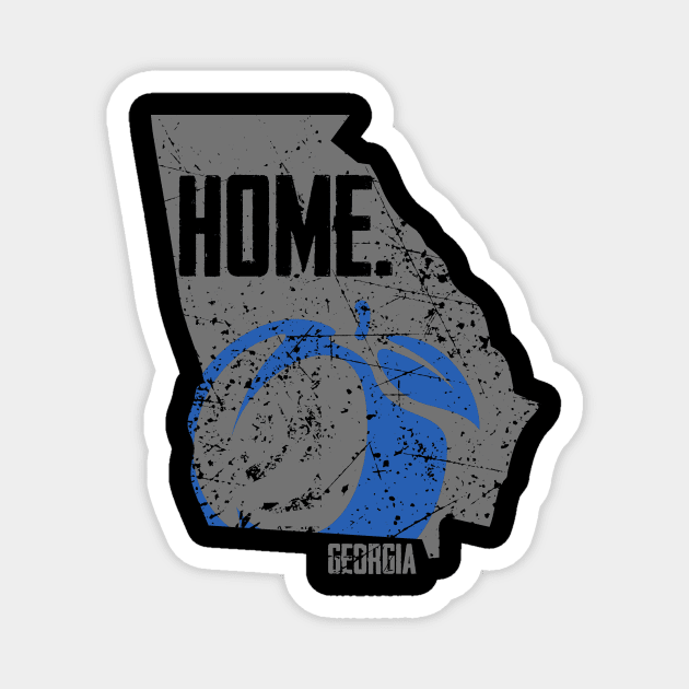 Georgia is My Home Dark Splatter Magnet by EJTees