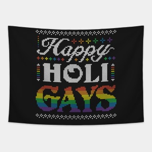 Happy Holigays! Tapestry