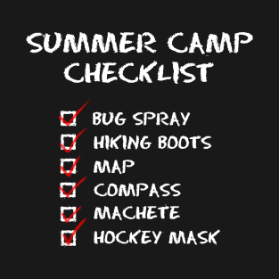 Summer Camp Checklist T-Shirt