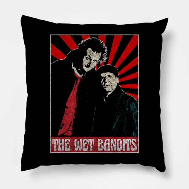 The Wet Bandits Pop Art Fan Art Pillow by Motor Lipat