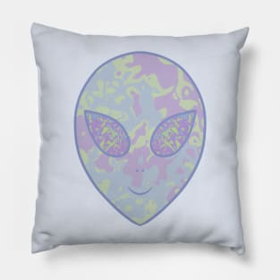 Happy Alien Pillow