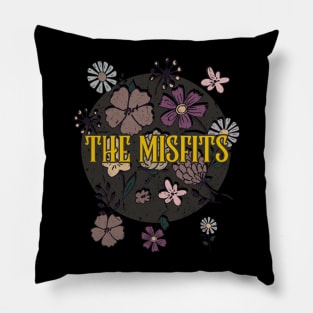 Aesthetic Misfits Proud Name Flowers Retro Styles Pillow