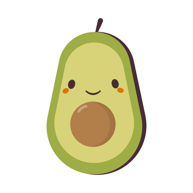 Cute Kawaii Avocado by happinessinatee