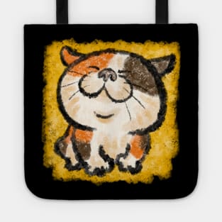 Tortoiseshell Cat happy Tote