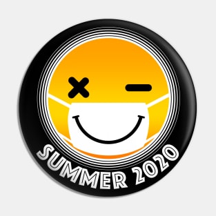 Corona Smile Tanned Mask Summer 2020 Pin