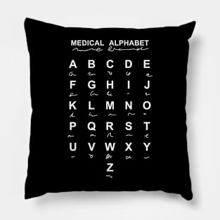 Medical Alphabet Pillow