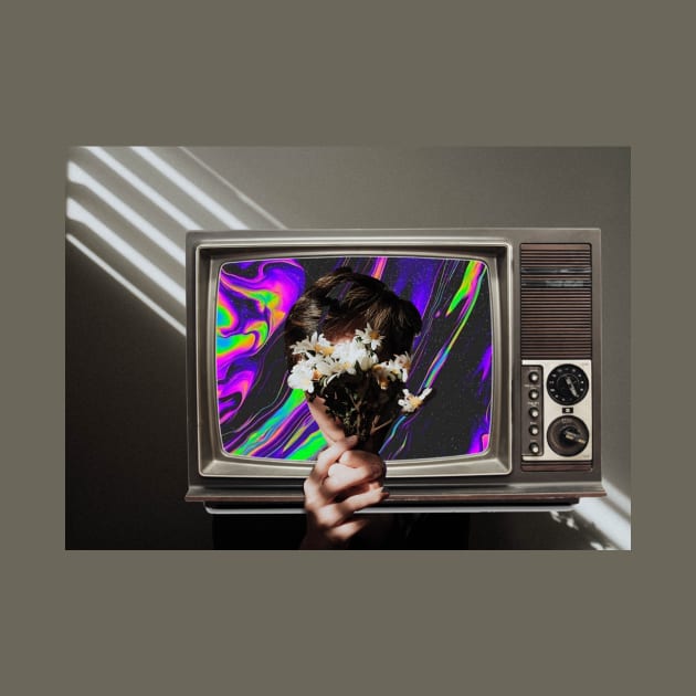 Television surrealism by Trouvaile Card