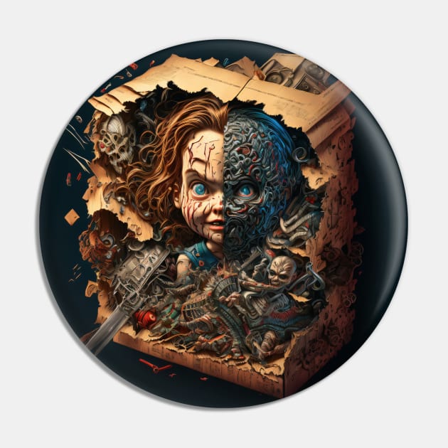 Chucky 3D Box Pin by theusher