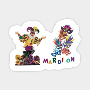 Mardi gras, mardi on Magnet