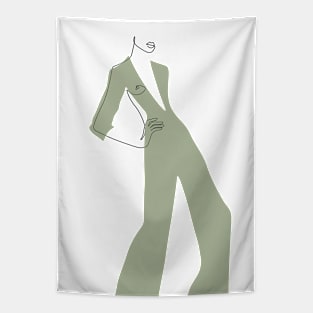 Green Suit Tapestry