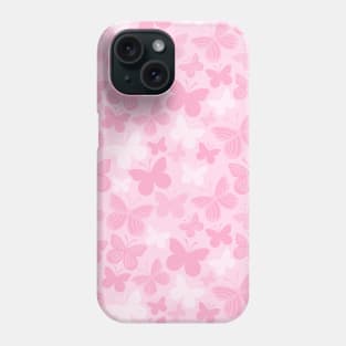 Pink Butterflies Pattern Phone Case