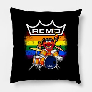 Gay Lgbt Animal Drummer 10 - Musicians And Drummer T Pillow