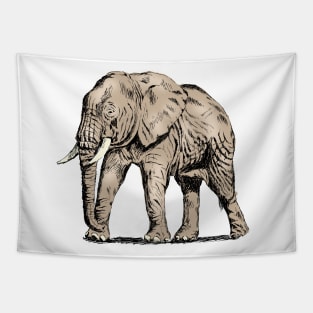 Elephant Print Tapestry