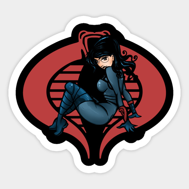 Cobra Baroness Classic Gi Joe Cobra Sticker Teepublic