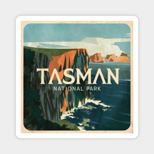 Retro Tasman National Park Magnet