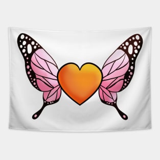 Butterfly Heart 2 Tapestry