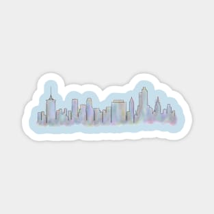 Tulsa Skyline Magnet