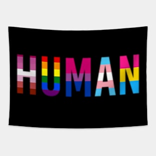 Human Lgbt Flag Gay Pride Month Transgender Rainbow Lesbian Tapestry