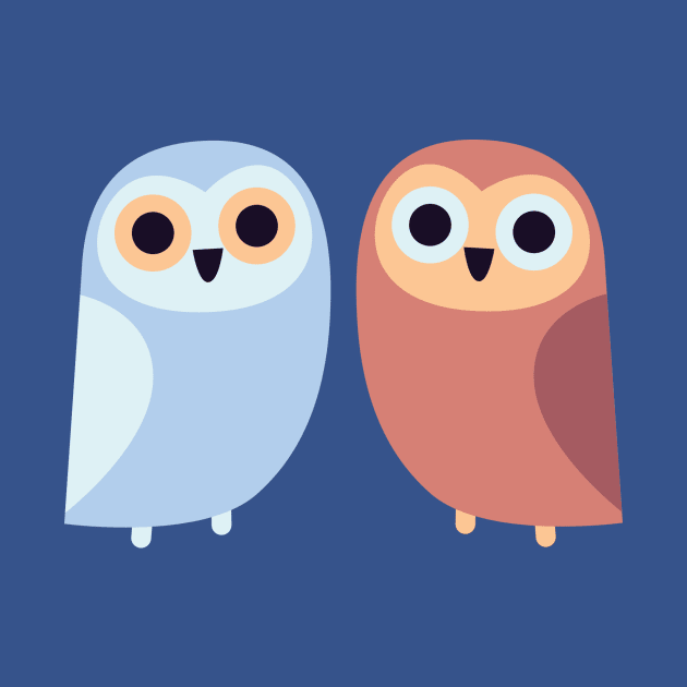 Two Hoots by Mel Draws