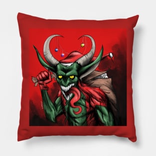 the bad santa the krampus Pillow