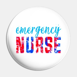 Emergency Nurse 4th of July Pin