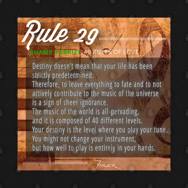 40 RULES OF LOVE - 29 by Fitra Design