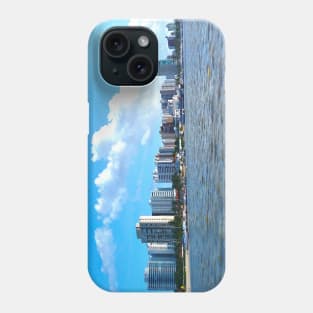 Blue sea of ​​the Atlantic Ocean off the coast of Brazil Maranhão São Luis Phone Case