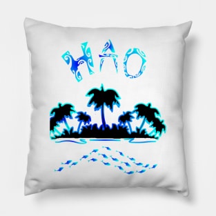 HAO (Lagoon Blue) Pillow