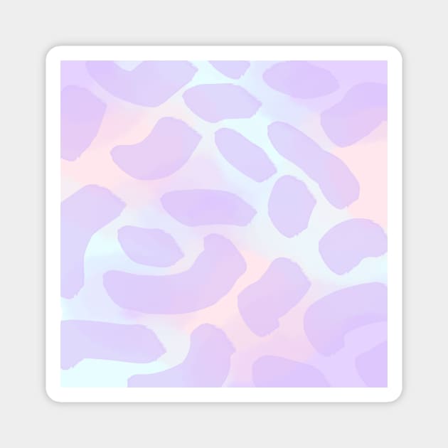 Pastel Disco Print Magnet by AlexandraStr