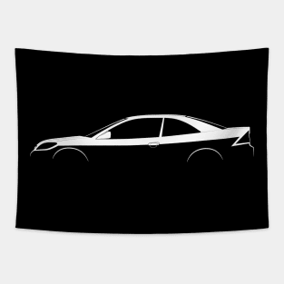 Honda Civic Coupe (EM) Silhouette Tapestry