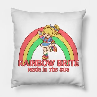 Vintage Rainbow Brite 80s Pillow