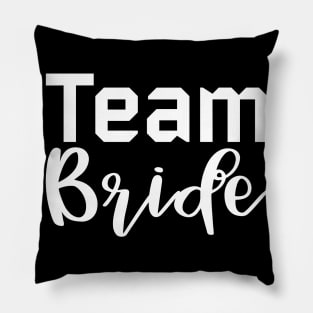 Team Bride. She Said Yes. Cute Bride To Be Design Pillow