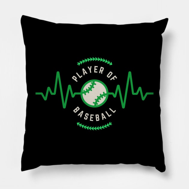 baseball Pillow by bahullah_art