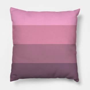 Stripes - Gradient - Dark to Light purple pink violet Pillow