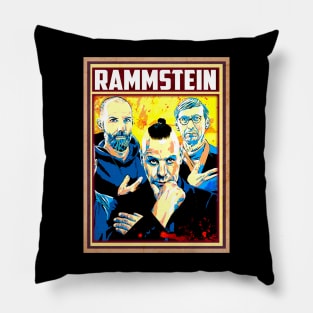 Retro Industrial Metal Band Pillow