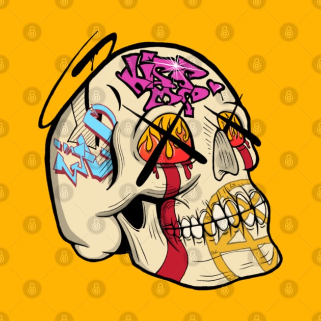 Graffiti skull by kojaev.d@yandex.ru