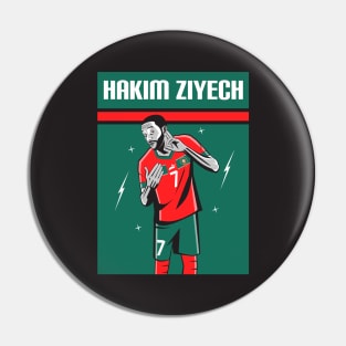 Ziyech MOR 22 Football Celebration Pin