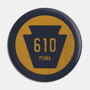 610 Penna (faded) Pin