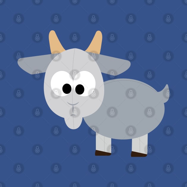 Adorable Gray Goat by Hedgie Designs