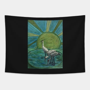 Mr. Golden Sun and friends Tapestry