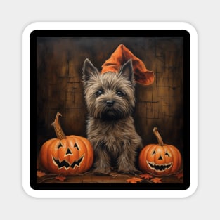 Cairn Terrier Halloween Magnet