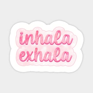 Inhala Exhala Watercolor Magnet