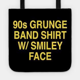 90s Grunge Band Tote