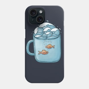 Goldfish cup Phone Case